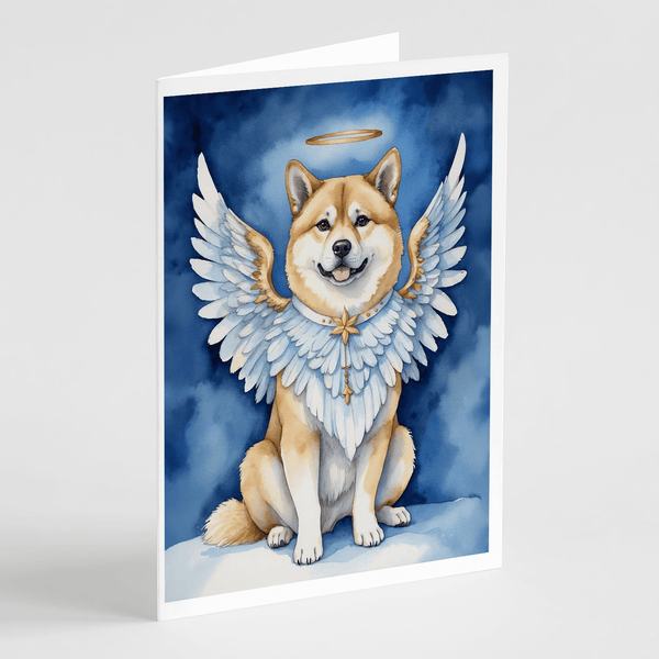 Akita My Angel Greeting Cards Pack of 8 - Darktower Media