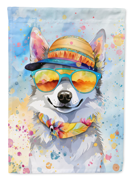 Alaskan Klee Kai Hippie Dawg House Flag - Darktower Media