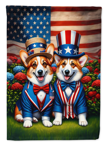 All American Corgi House Flag - Darktower Media