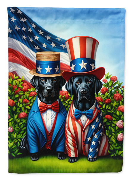 All American Labrador Retriever Garden Flag - Darktower Media