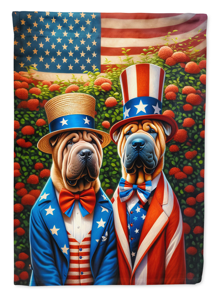 All American Shar Pei Garden Flag - Darktower Media