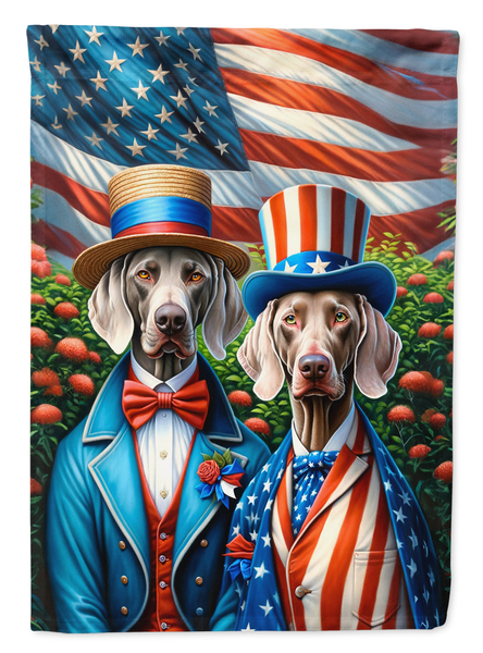 All American Weimaraner House Flag - Darktower Media