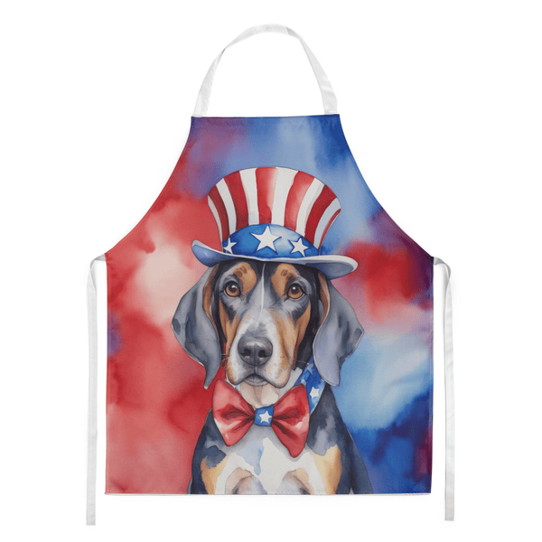 American English Coonhound Patriotic American Apron - Darktower Media