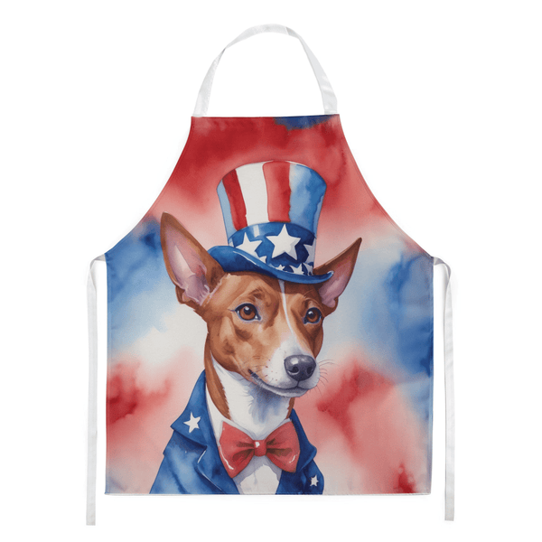 Basenji Patriotic American Apron - Darktower Media