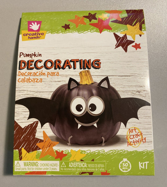 Creative Hands Bat - Pumpkin Decorating Kit Wings Ears Feet Foam Shapes h41 - Darktower Media