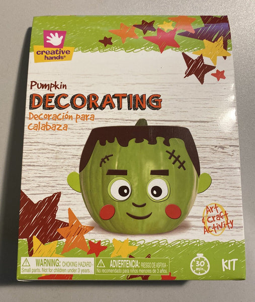 Creative Hands Frankenstein Pumpkin Decorating Kit Foam Shapes Stickers h42 - Darktower Media