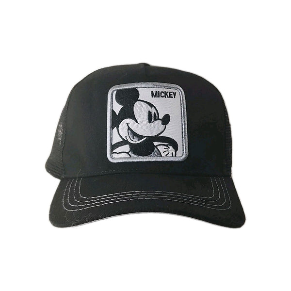 Disney Mickey Mouse Ball Hat Cap Trucker Style Vented Black Adult bc2 - Darktower Media