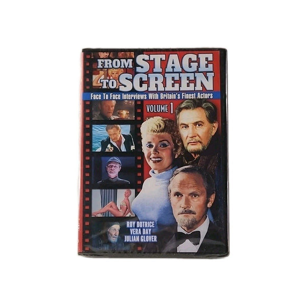 From Stage to Screen, Volume 1 (DVD) Julian Glover Roy Dotrice Vera Day w1 4162 - Darktower Media