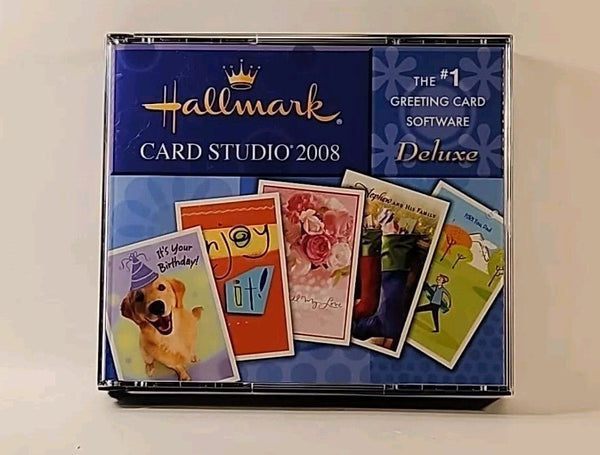 Hallmark Card Studio 2008 Deluxe Greeting Computer Software Windows 5 CD Set - Darktower Media