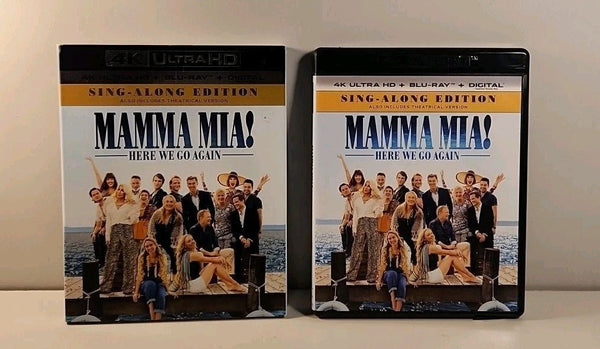Mamma Mia Here We Go Again (4k Ultra HD/Blu - ray/Digital) w/slipcover USA ws32213 - Darktower Media