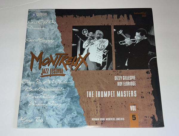 MONTREAUX JAZZ FESTIVAL 5 Laserdisc Live 77 w/Dizzy Gillespie & Roy Eldridge - Darktower Media