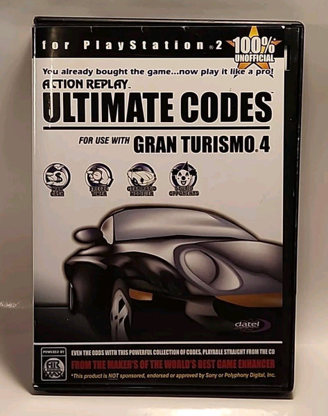PS2 Ultimate Codes: Gran Turismo 4 - Video Game NM ! with insert r1s7 777 - Darktower Media