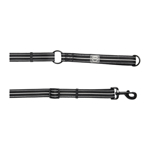 Reflective Leash - EEZY - 6 - Black - Darktower Media