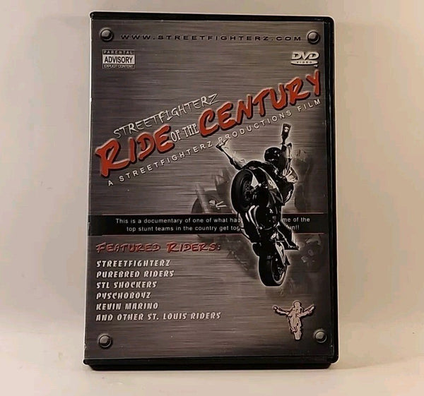 Ride Of The Century DVD Streetfighterz USA PA r1s3 427 - Darktower Media
