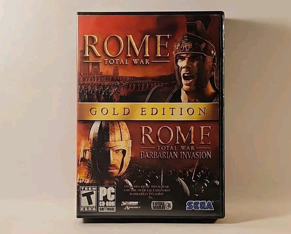 Rome: Total War - Gold Edition (PC, 2006) 4 Discs & Manual SEGA - Darktower Media