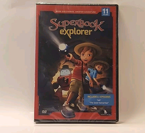 SUPERBOOK Explorer (2017, DVD) Vol. 11 CBN Job/Good Samaritan r1s5 562 - Darktower Media