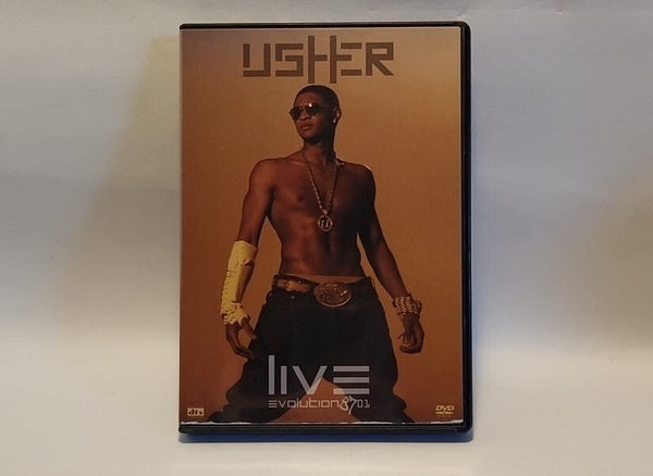 USHER: Live Evolution 8701 (DVD, 2002) 90 min. Eagle Rock USA with insert - Darktower Media