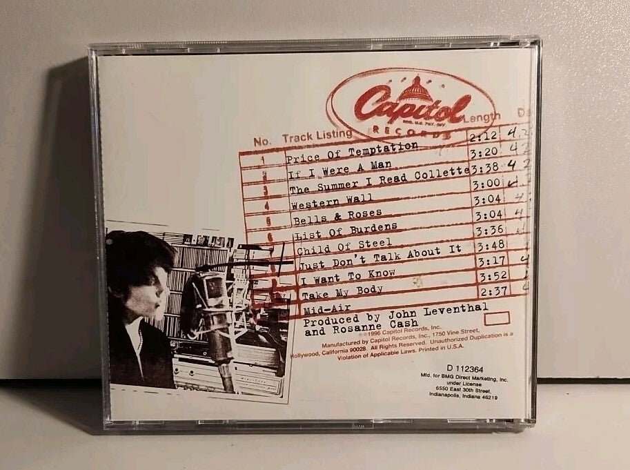 10 Song Demo by Rosanne Cash (CD, 1996) BMG Music Club issue NM - Darktower Media