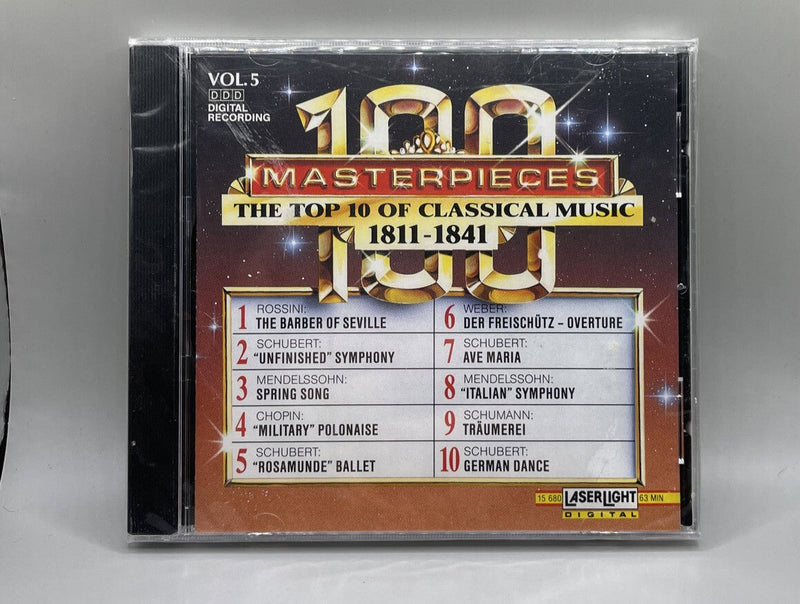 100 Masterpieces Vol. 5: The Top 10 of Classical Music 1811 - 1841 [Audio CD] .. - Darktower Media