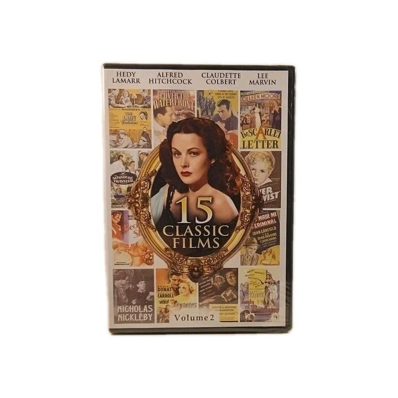 15 Classic Films Vol. 2 - 39 Steps, Oliver Twist, Vanity Fair (DVD 2012) w1 3504 - Darktower Media