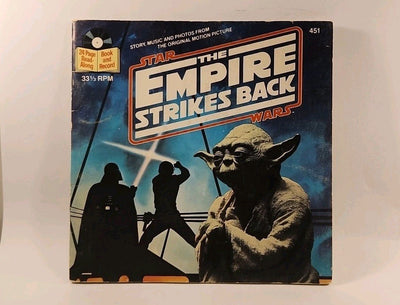 1980 Star Wars The Empire Strikes Back 24 pg. Read Along Book /Record #451 r45 5