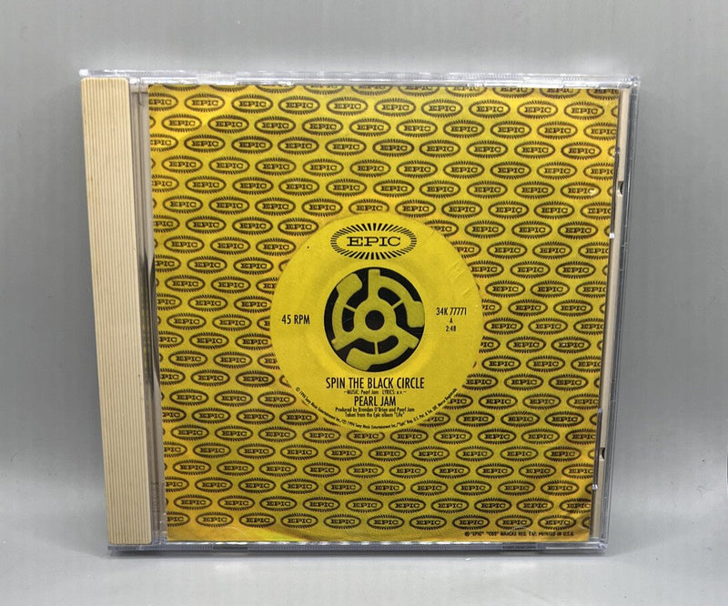 1994 Release Spin the Black Circle [Single] by Pearl Jam CD USA Scratch Free - Darktower Media