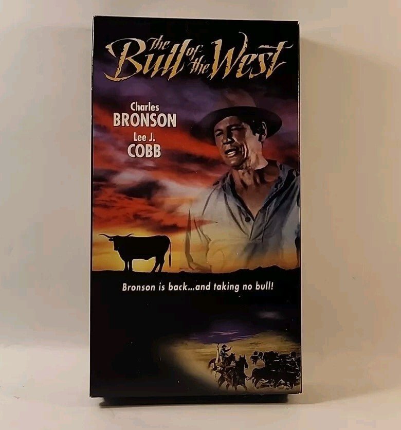 1995 The Bull Of The West Charles Bronson Western Movie on VHS Video Tape NM - Darktower Media