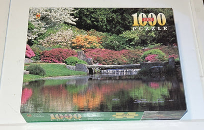 1998 Golden Books 1000 Piece Puzzle Azaleas in Bloom 21.5" x 27.5" New