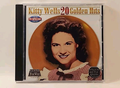 20 Golden Hits by Wells, Kitty (CD, 2005) Gusto Records USA w1s5 3443