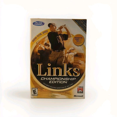 2002 Microsoft LINKS CHAMPIONSHIP Small Box Edition PC 2002 EUC w1s5 3465