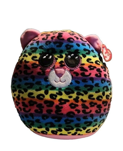 2021 TY Squish-a-Boos DOTTY the Leopard Cushion Pillow (Small Size) Plush MWMTs