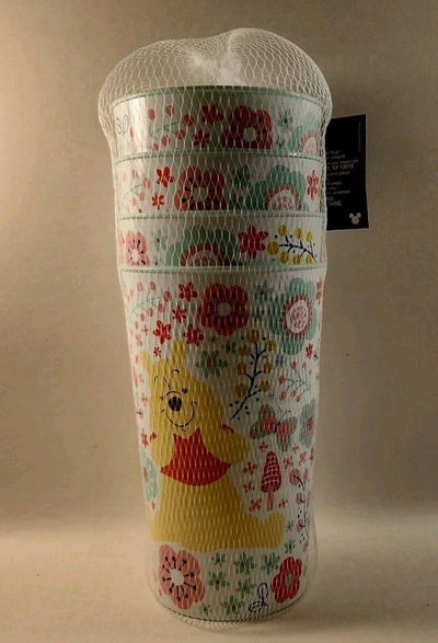 2024 Silver Buffalo-Winnie the Pooh Plastic Cups 22oz 5.75in Tall 4 PK 3798