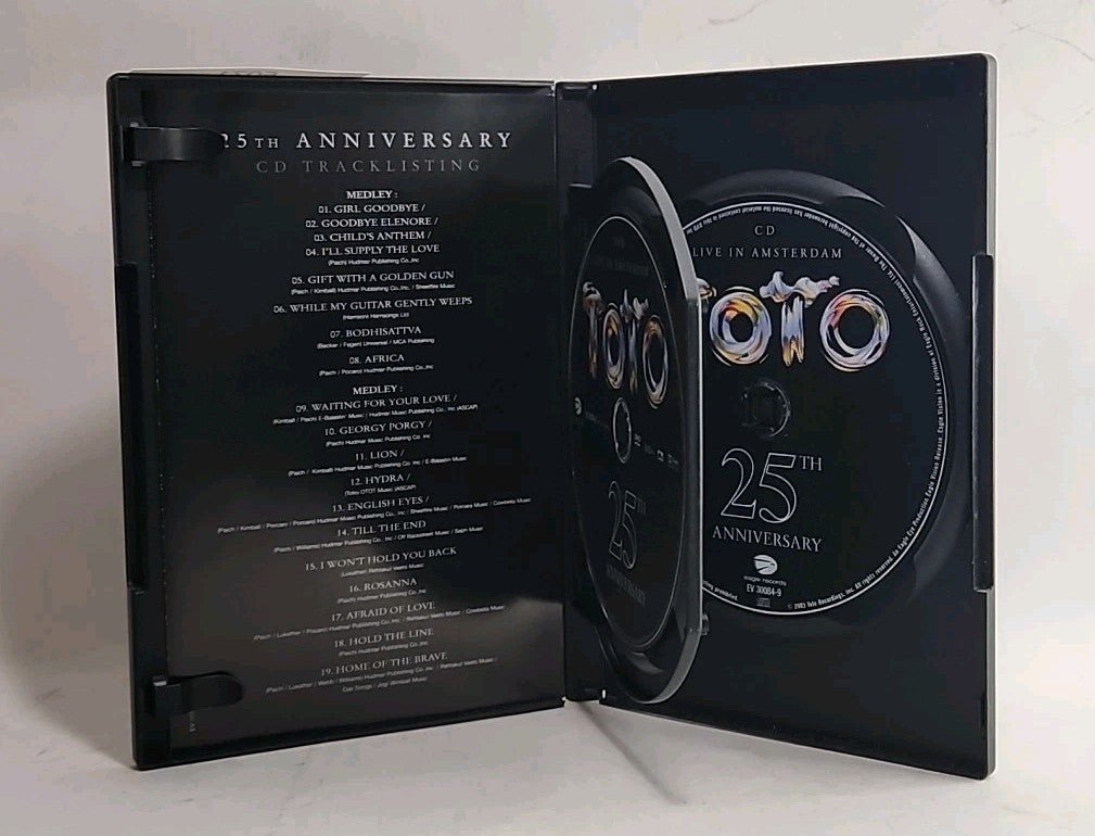 25th Anniversary TOTO - Live in Amsterdam (DVD/CD) Eagle Vision 2003 5071 - Darktower Media