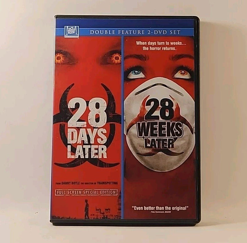 28 DAYS LATER / 28 WEEKS LATER 2009, 2 - DVD Set Double Feature OOP Horror Fox USA - Darktower Media