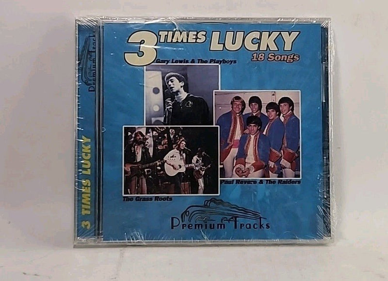 3 Times Lucky: Gary Lewis/Paul Revere/The Grass Roots CD 1998 Canada 5272 - Darktower Media