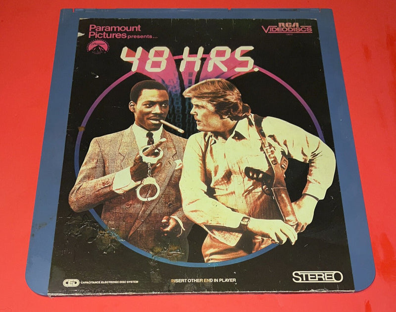 48 Hours VideoDisc (CED Laser 1983) Nick Nolte Eddie Murphy - RCA 13612 Tested - Darktower Media