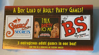 A Box Load Of Adult Party Games 3 Games In 1 Box New Free Shipping !