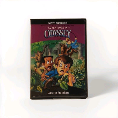 Adventures in Odyssey Race to Freedom DVD 2003 Focus on the Family w1s4 3341