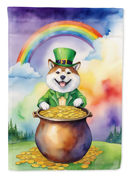 Akita St Patrick's Day House Flag - Darktower Media