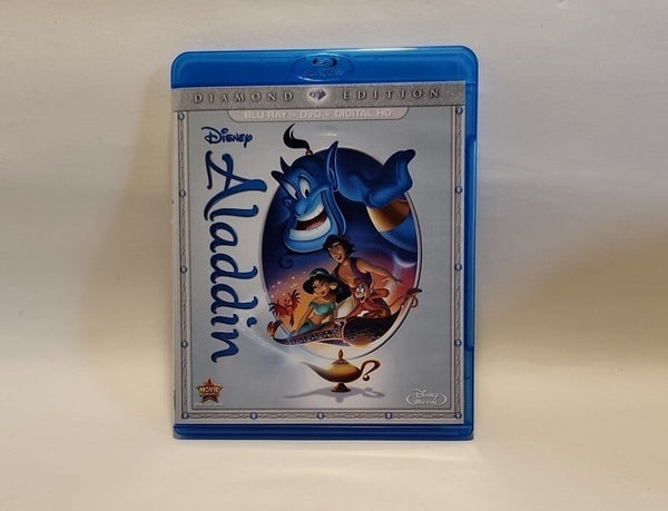 Aladdin (Blu - ray/DVD, 2015, 2 - Disc Set, Diamond Edition) Disney USA No Digital - Darktower Media