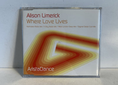 Alison Limerick - Where Love Lives - 2003 CD Maxi Single Arista Dance  UK