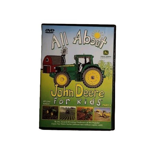 All About John Deere For Kids Part I (DVD, 2005) TM Books and Video USA - Darktower Media