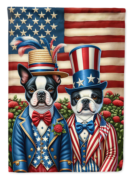 All American Boston Terrier House Flag - Darktower Media