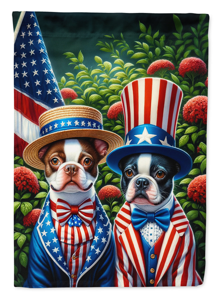 All American Boston Terrier House Flag - Darktower Media