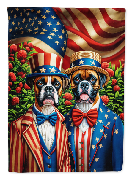 All American Boxer House Flag - Darktower Media