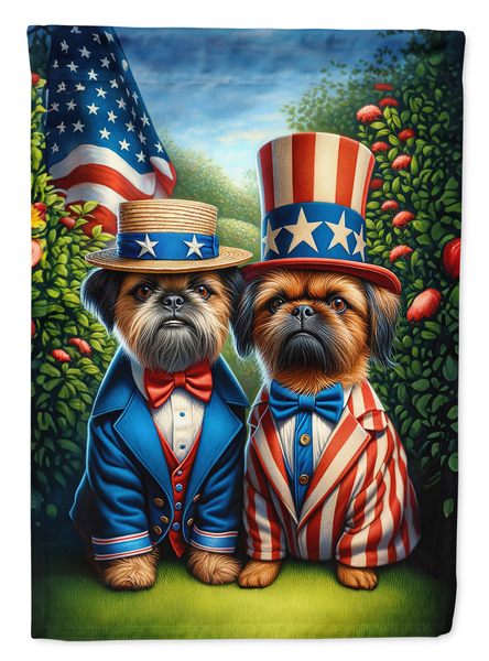 All American Brussels Griffon Garden Flag - Darktower Media