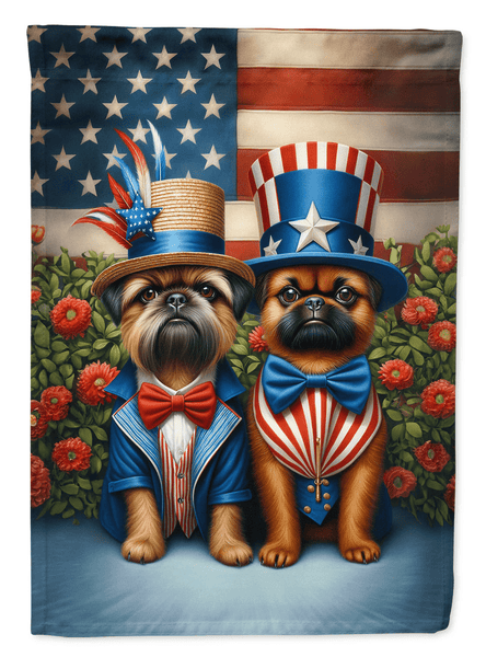 All American Brussels Griffon House Flag - Darktower Media