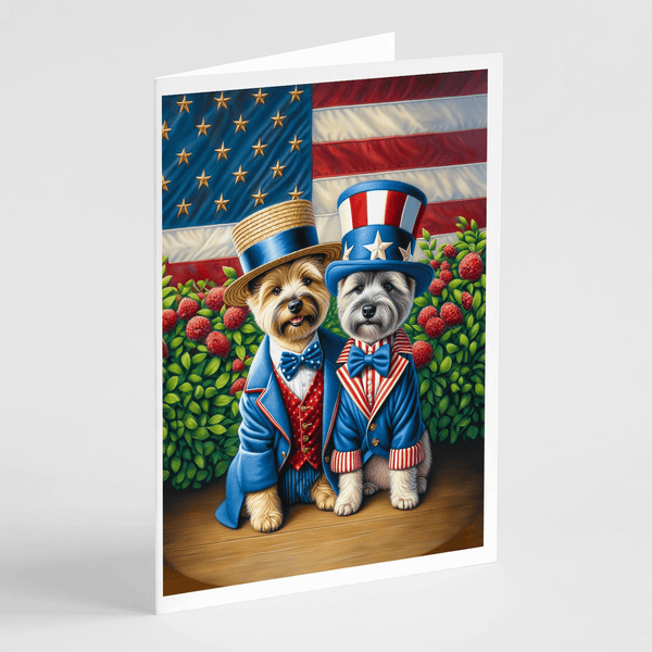 All American Cairn Terrier Greeting Cards Pack of 8 - Darktower Media