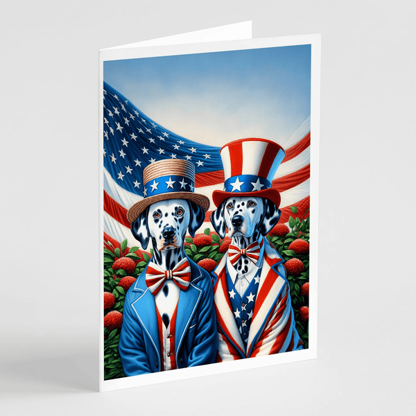 All American Dalmatian Greeting Cards Pack of 8 - Darktower Media