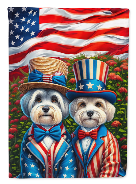 All American Dandie Dinmont Terrier House Flag - Darktower Media